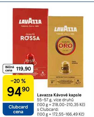 Lavazza Kávové kapsle, 55-57 g 