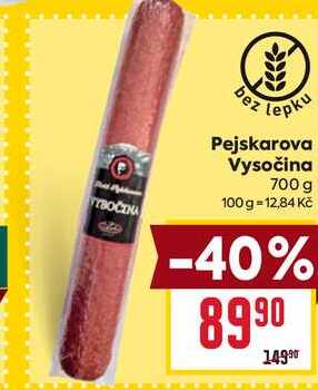 Pejskarova Vysočina 700 g 