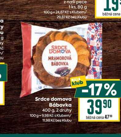 Srdce domova Bábovka 400 g