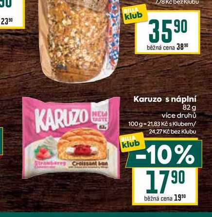 Karuzo s náplní 82 g 