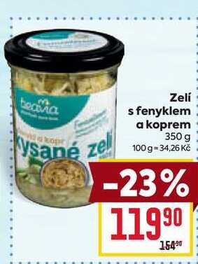 Zelí s fenyklem a koprem 350 g