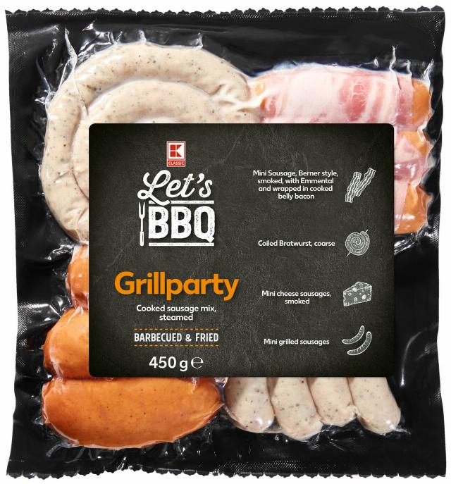 K-CLASSIC Let´s BBQ Grillparty Grilovací klobásy