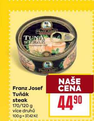 Franz Josef Tuňák steak 170/120 g