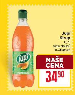 Jupí Sirup 0,7l