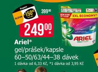ARIEL prášek 63 dávek 