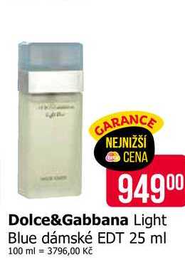 Dolce&Gabbana Light Blue dámské EDT 25 ml 