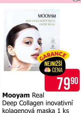 Mooyam Real Deep Collagen inovativní kolagenová maska 1 ks 