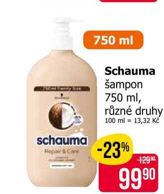 Schauma šampon 750 ml, různé druhy 
