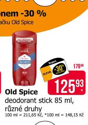  Old Spice deodorant stick 85 ml, různé druhy 