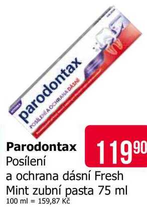 Parodontax Posílení a ochrana dásní Fresh Mint zubní pasta 75 ml 