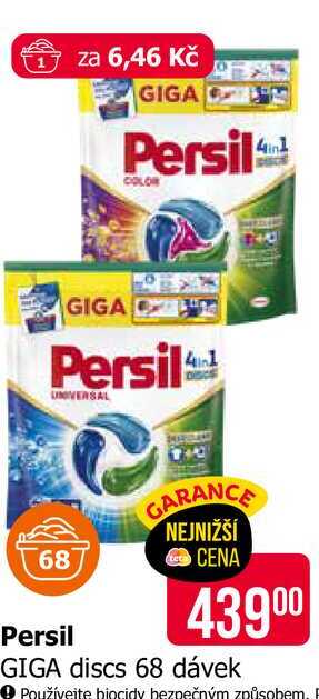 Persil discs 68 dávek