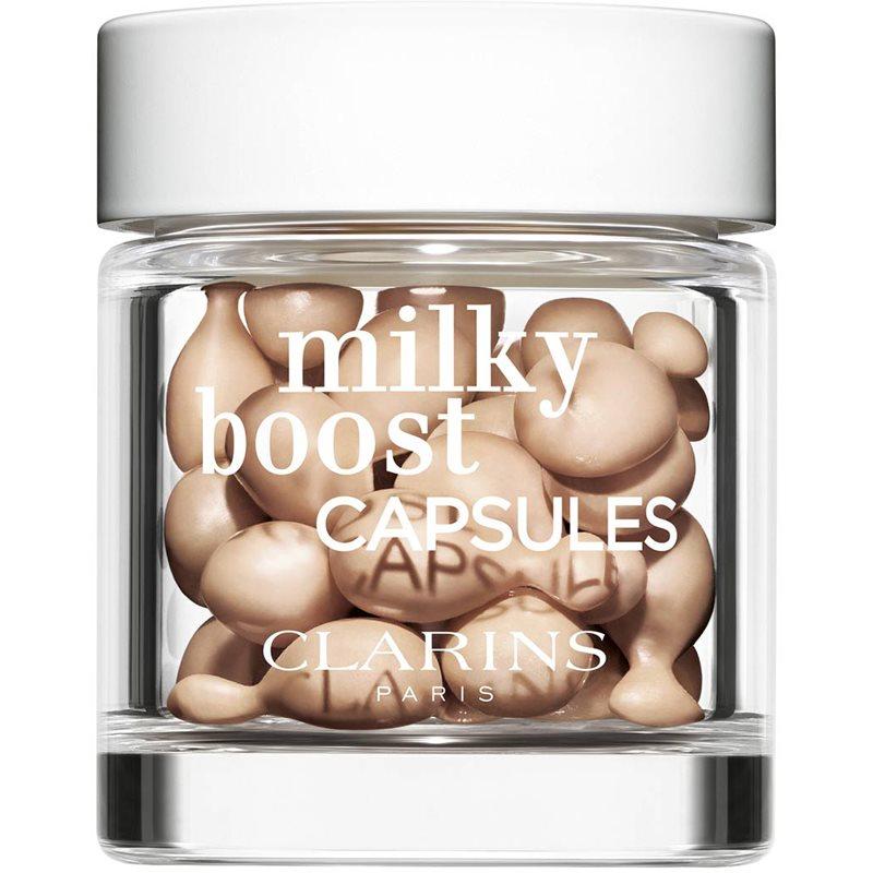 Clarins Milky Boost Capsules rozjasňující make-up kapsle odstín 03 30x0.2 ml