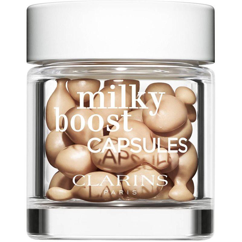 Clarins Milky Boost Capsules rozjasňující make-up kapsle odstín 02 30x0.2 ml