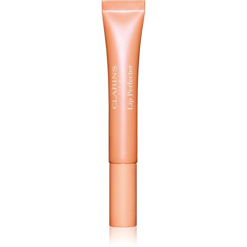 Clarins Lip Perfector Glow třpytivý lesk na rty a tváře odstín 22 peach glow 12 ml