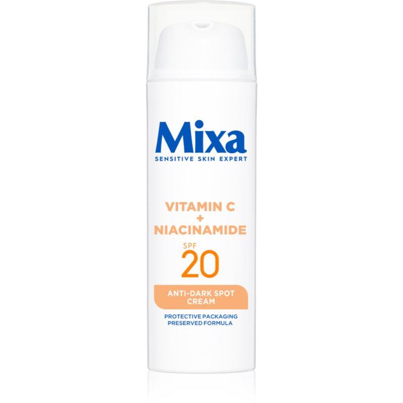Mixa Anti-Dark Spot denní krém proti tmavým skvrnám SPF 20 50 ml