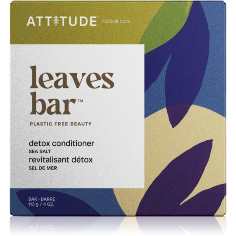 Attitude Leaves Bar Sea Salt tuhý kondicionér s detoxikačním účinkem 113 g