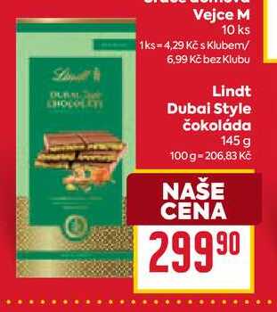 Lindt Dubai Style čokoláda 145 g 