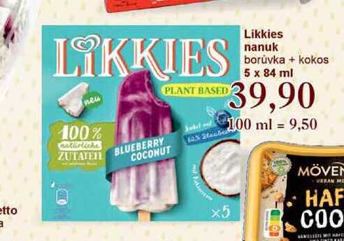  Likkies nanuk borůvka + kokos 5 x 84 ml 