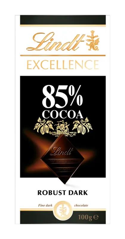 Lindt Extra hořká čokoláda 85%, 100 g