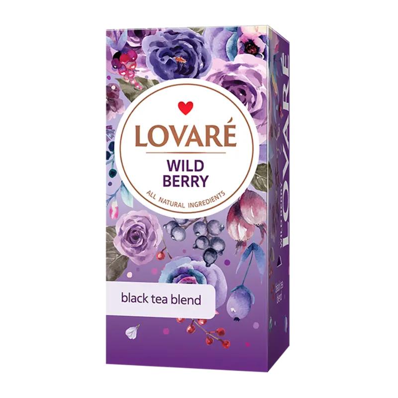 Lovaré Černý čaj Wild Berry, 48 g