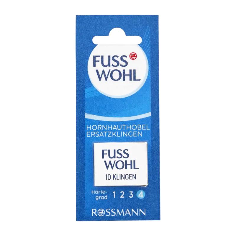 Fusswohl Náhradní čepele do hoblíku, 1 ks