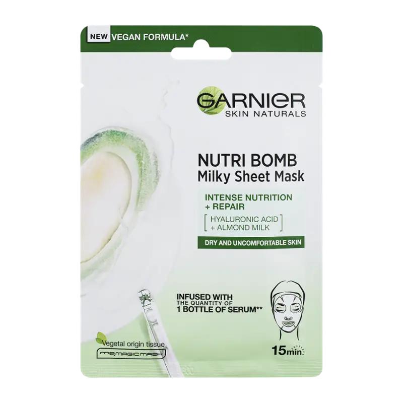 Garnier Textilní maska Nutri Bomb s mandlovým mlékem