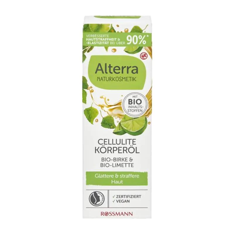 Alterra Naturkosmetik Tělový olej proti celulitidě Bříza a limeta, 100 ml