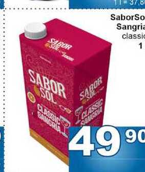 SaborSol Sangria classic 1l