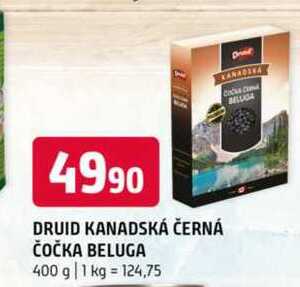 Druid kanadská černá čočka beluga 400 g 