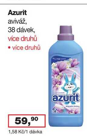 Azurit aviváž, 38 dávek
