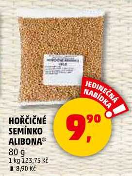HOŘČIČNÉ SEMÍNKO ALIBONA, 80 g  