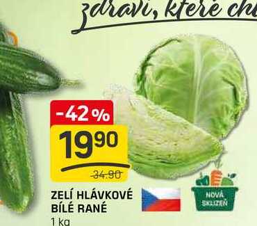 ZELÍ HLÁVKOVÉ BÍLÉ RANÉ 1 kg