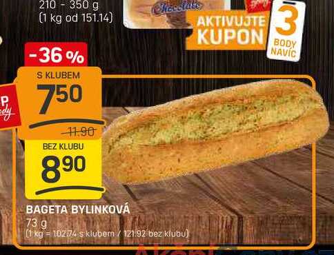 BAGETA BYLINKOVÁ 73g