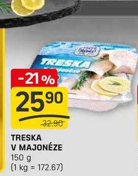 TRESKA V MAJONÉZE 150 g