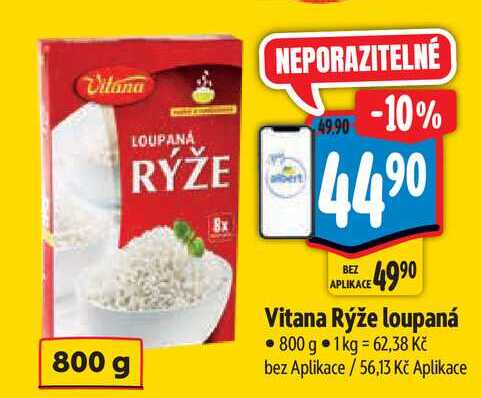  Vitana Rýže loupaná 800 g 