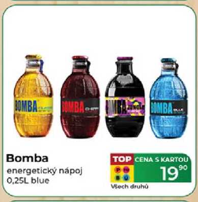 Bomba energetický nápoj 0,25L blue  