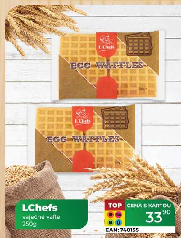 LChefs vaječné vafle 250g 