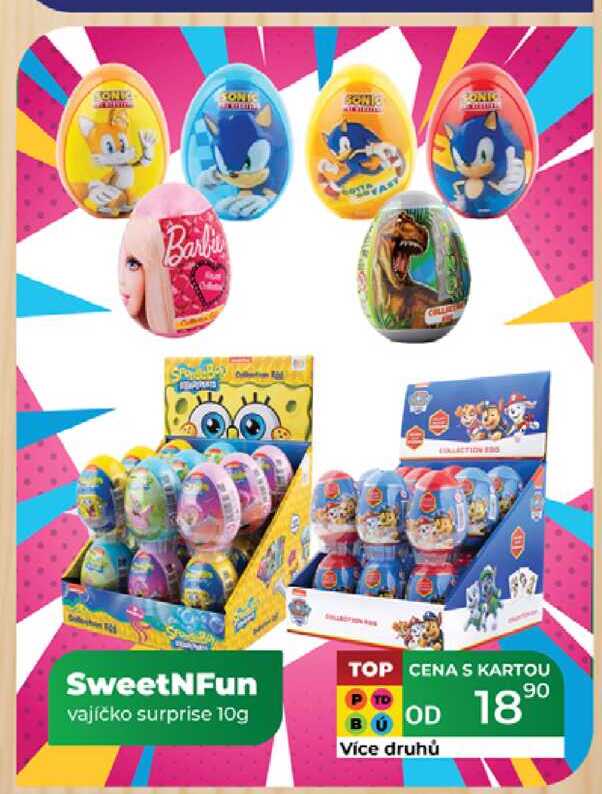 SweetNFun vajíčko surprise 10g 