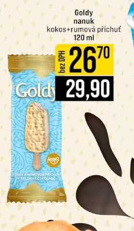 Goldy nanuk kokos+rumová příchuť 120 ml