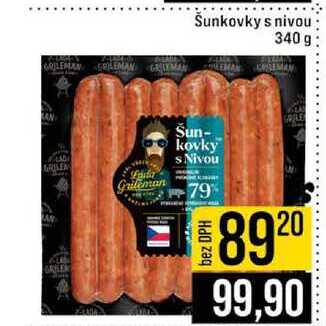 Šunkovky s nivou 340 g 