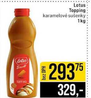 Lotus Topping karamelové sušenky 1 kg