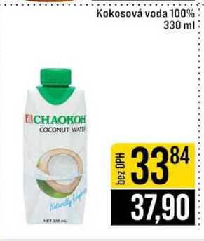 Kokosová voda 100% 330 ml