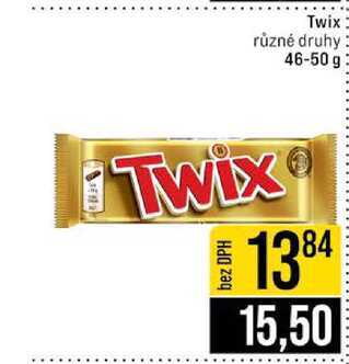 Twix různé druhy 46-50 