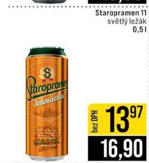 Staropramen 11 světlý ležák 0,5l