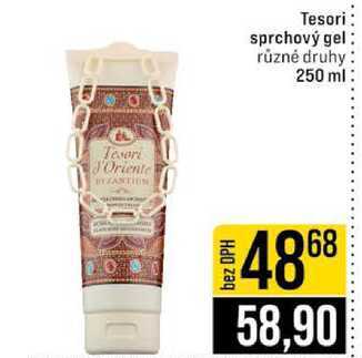 Tesori sprchový gel různé druhy 250 ml