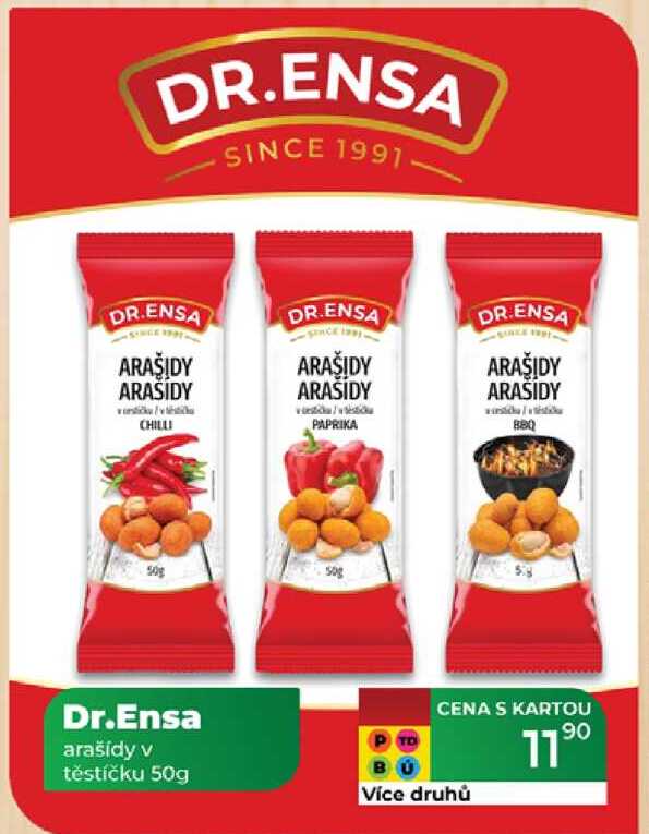 Dr.Ensa arašídy v těstíčku 50g 