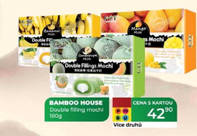 BAMBOO HOUSE Double filling mochi 180g 