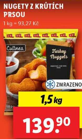NUGETY Z KRŮTÍCH PRSOU, 1,5 kg