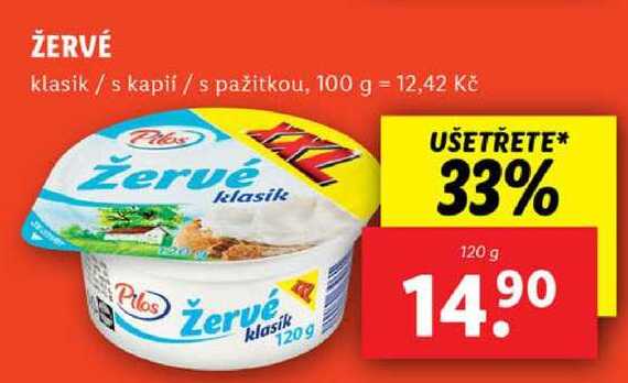ŽERVÉ, 120 g