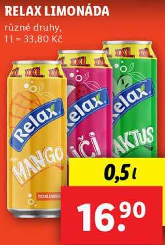 RELAX LIMONÁDA, 0,5 l